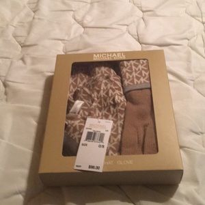 Michael Kors  hat scarf and glove set